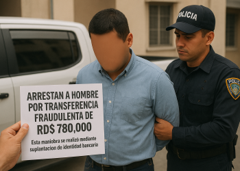 Capturan a hombre por transferencias fraudulentas de RD$ 780,000