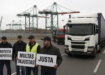 Paro de camioneros: Puertos bloqueados por multas que consideran injustas