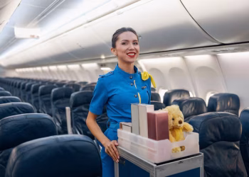 Emotivo Video en un avion, Mujer se lleva hermosa sopresa